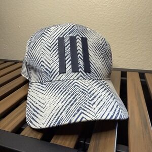Adidas Golf 3 Three Stripes Printed Tour Adjustable Hat Cap IM9224 OSFM